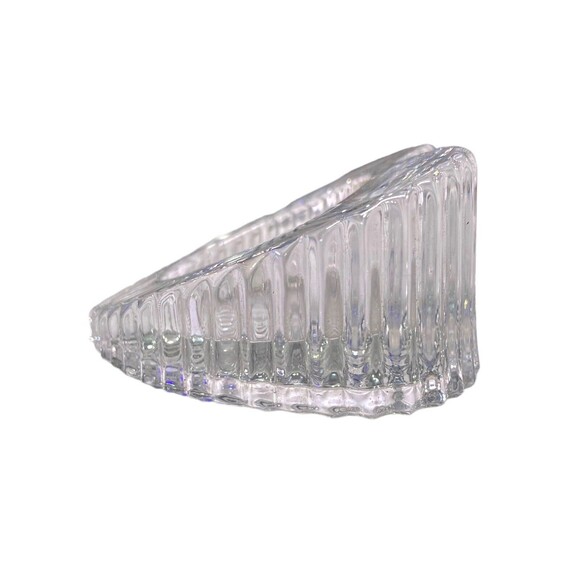 PartyLite - Heart Shaped 24% Lead Crystal - Candle Holder For Votive / Tea Light - Picture 4 of 9